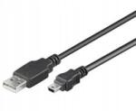 PremiumCord kábel, mini Usb, Ab, 5 tűs, 1 m (1m USB2.0 - miniUSB M/M)