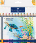 Faber-Castell Creioane colorate acuarela FABER-CASTELL Goldfaber Aqua Underwater Treasures, 24 culori/set, FC114617