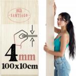  Balsa modelépítő lap 4mm, fa makettekhez, 1m 100cm, közepesen kemény (SANTIAGO 20099262 1 metr 100cm)