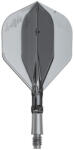 L-style Fluturas si tija darts L-Style L-System L1 190, transparent negru 35mm (LS1062)