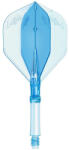 L-style Fluturas si tija darts L-Style L-System l1 260, transparent albastru, 42mm (LS1113)
