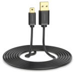 UGREEN Cablu Date si Incarcare USB-A - miniUSB UGREEN US132, 2m, Negru (UGR1140BLK)