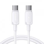 JOYROOM Cablu Date si Incarcare USB-C - USB-C Joyroom S-A14, 60W, 1.2m, Alb - gsmboutique