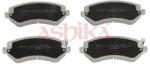 ASHIKA Set placute frana ASHIKA 50-09-994 (50-09-994)