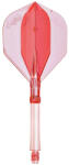 L-Style darts Darts tollszár hosszú L-Style L-System L1 330, átlátszó piros 49mm