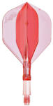 L-Style darts Darts tollszár rövid L-Style L-System L1 190, átlátszó piros 35mm