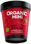 ORGANIC MIMI Scrub de corp tip gem cu aroma de migdale si capsuni, 250g, Organic Mimi