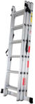 Mesterino Scara combinata din aluminiu 3X6 trepte MESTERINO TOOLS MTJL207-3X6, 3.4 metri, greutate maxima suportata 150 kg (mst-MTJL207-3X6)