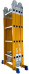Mesterino Scara multifunctionala din fibra de sticla MESTERINO TOOLS MTJL-404B, 4x4 trepte, 4.72 metri, greutate maxima suportata 150 kg (mst-MTJL-404B)
