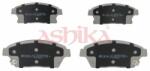 ASHIKA Set placute frana ASHIKA 50-0W-W13 (50-0W-W13)