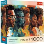 Trefl Puzzle Trefl 1000 piese, Chipuri în ceață, cu poster inclus (99221) Puzzle