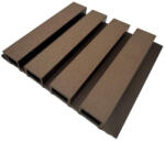 Naimeed Company Set 4 Lambriu Exterior WPC D7493, Nuc natural, 2800 mm x 220 mm x 26 mm, 4 bucati cutie (DF-D7493)