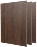 Naimeed Company Pachet 3 placi cristal carbon, D6677, 1220 x 890 x 5 mm, Maro (DF-D6677)