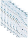 Naimeed Company Set placi decorative autoadezive D7125 Alb Albastru, 600 mm x 300 mm x 2.5mm, 6 bucati, 1.08 mp (DF-D7125)