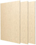 Naimeed Company Pachet 3 placi cristal carbon, D6628, 1220 x 890 x 5 mm, Lemn Deschis, Mat (DF-D6628)