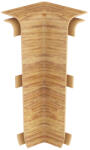 Vilo Colt interior plinta Vilo Esquero, decor Stejar rosu - 66, 6 21, 9 mm, PVC, 20 buc cutie, compatibil plinta 66, 6 mm (DF-3009121)