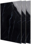 Naimeed Company Pachet 3 placi cristal carbon, D6643, 1220 x 890 x 5 mm, Negru, Lucios (DF-D6643)