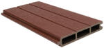 Naimeed Company Profil gard WPC compozit lemn-plastic D6472, rezistent UV si inghet -40C +60C, 1800x155x24 mm, Visiniu (DF-D6472)