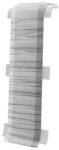 Vilo Imbinare plinta Vilo Esquero, decor Stejar gri deschis - 66, 6 21, 9 mm, PVC, 20 buc cutie, compatibil plinta 66, 6 mm (DF-3022018)
