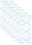 Naimeed Company Set placi decorative autoadezive D7110 Alb, 600 mm x 300 mm x 2.5mm, 18 bucati (3 pachete), 3, 24 mp (DF-D7110)