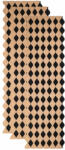 Naimeed Company Pachet 3 buc - Panou acustic lamelar din MDF cu pasla fonoabsorbanta, D6233, 2400 x 300 x 18 mm, Castan (DF-D6233)