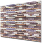 Naimeed Company Panou decorativ spuma densa PVC D3521, Maro, 600 mm x 600 mm x 2.5mm, 7 bucati (DF-D3521)