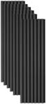 Naimeed Company Pachet 6 buc - Panou acustic lamelar din MDF cu pasla fonoabsorbanta, D7103, 2700 x 300 x 18 mm, Gri Inchis (DF-D7103)