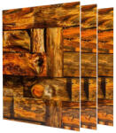 Naimeed Company Placa decorativa compozit Highlight UV D6518 - Maro, 1220 mm x 920 mm x 2.8mm, set 3 bucati (DF-D6518)