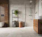 Vilo Parchet SPC Vilo Stone rezistent la apa, decor Beton Deschis - 1, 44 mp cutie (4 placi), 600 600 5 mm, clasa R10 (DF-6067231)