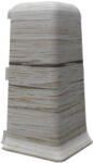 Vilo Colt exterior plinta Vilo Esquero, decor Stejar cu Noduri - 66, 6 21, 9 mm, PVC, 20 buc cutie, compatibil plinta 66, 6 mm (DF-3022056)