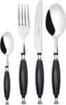 Bugatti Set tacâmuri Country negru în cutie cadou, 24 piese (COCNM-S4150) Tacam