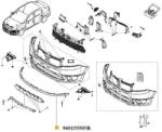 Original Renault Element aerodinamic bara fata ORIGINAL RENAULT 960155505R (960155505R)