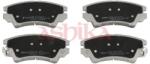 ASHIKA Set placute frana ASHIKA 50-0W-W16 (50-0W-W16)