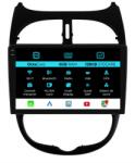NavStore Navigatie Peugeot 206 (2001 - 2008), 9 Inch, 6Gb Ram, 128Gb Stocare, Android Auto, Carplay (C9795)