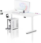 Diablo Chairs DIABLO X-Forge 1600 elektromos gamer asztal, 160 x 70 cm, fehér