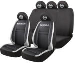 AutoHelix MSA Set Huse Scaune Universale HLX4 Compatibile cu Nissan - Negru/Gri (GRO11)