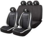 AutoHelix MSA Set Huse Scaune Universale HLX4 Compatibile cu Peugeot - Negru/Gri (GRO22)