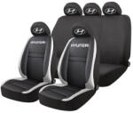 AutoHelix MSA Set Huse Scaune Universale HLX4 Compatibile cu Hyundai - Negru/Gri (GRO7)