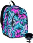 Seven Diák hátizsák Seven Seven FLUO FUXIA PRO XXL + Fülhallgató (102518-382)