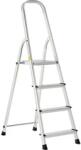 TOYA Scara cu platforma uz casnic Vorel Trepte: 4 | Inaltimea platformei: 0, 77 m | Aluminiu (17740)