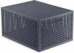 Keter KAYA M 20L Tárolódoboz 37, 6 x 30 x 20, 7 cm, kékesszürke (17213763) 264003 (264003)
