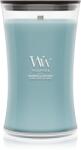 WoodWick Cedarwood & Ocean Moss lumânare parfumată cu fitil din lemn 610 g