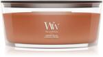 WoodWick Pumpkin Praline lumânare parfumată cu fitil din lemn 453.6 g
