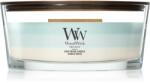 WoodWick Trilogy Driftwood Shores lumânare parfumată cu fitil din lemn 453.6 g
