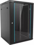 Dateup Rack 19 inch 15U 600x450 de perete, usa din sticla, panouri detasabile si securizate - DATEUP MP. 6415.9001 (MP.6415.9001)