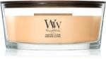WoodWick Tangerine & Citron lumânare parfumată cu fitil din lemn 453.6 g