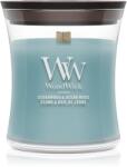 WoodWick Cedarwood & Ocean Moss lumânare parfumată cu fitil din lemn 85 g