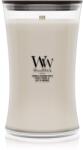 WoodWick Tonka & Almond Milk lumânare parfumată cu fitil din lemn 610 g