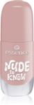 essence Gel Nail Polish géles körömlakk árnyalat 30 NUDE to KNOW 8 ml