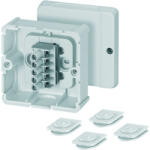 Hensel DP 9025 kábelösszekötő doboz, csatornák és védőcsövek szereléséhez, 88x88x49mm 600038 (DP 9025)